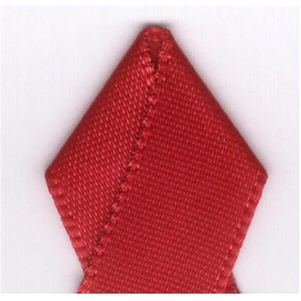 Papilion R074400230260100Y .88 in. Double-Face Satin Ribbon 100 Yards - Scarlet R074400230260100Y - main